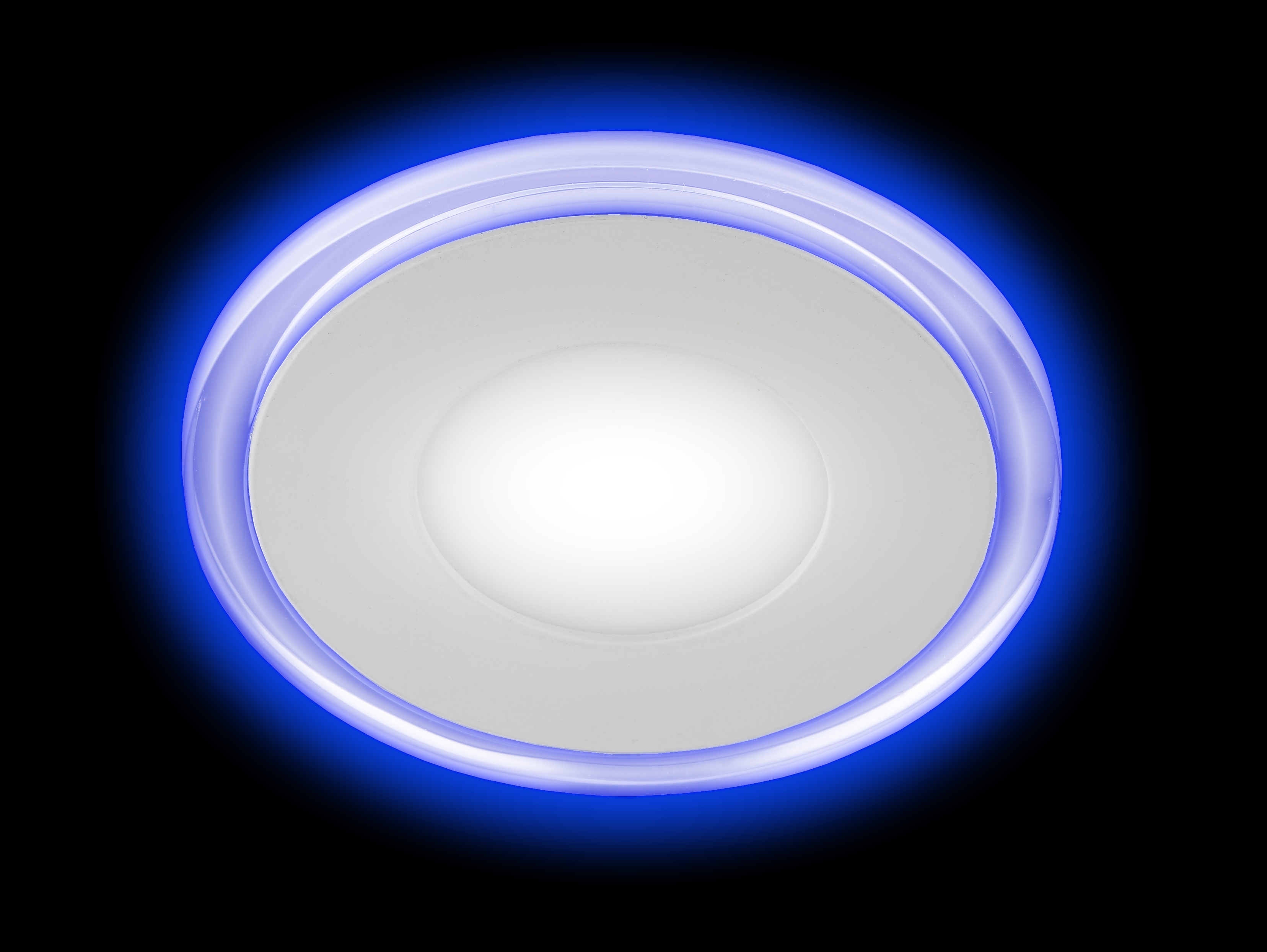 Светильник светодиодный встраиваемый 3-9, круглый с син