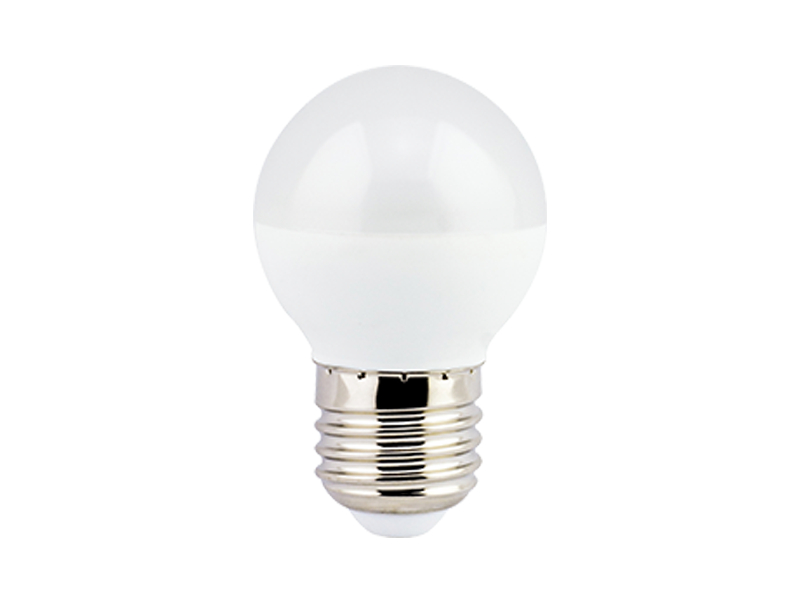 Лампа светодиодная шар матовый G45 LED 5(6)W Е27, (2700-3000)K