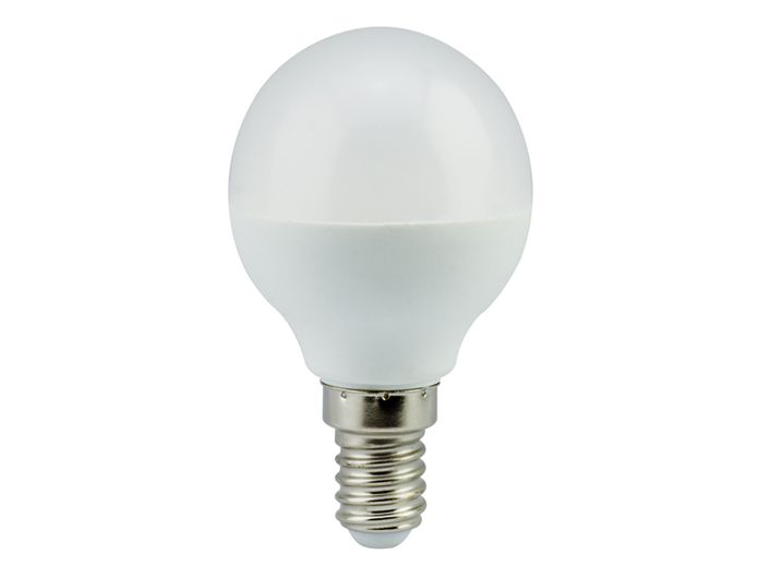 Лампа светодиодная шар матовый G45 LED 5W Е14, (3000-2700)K