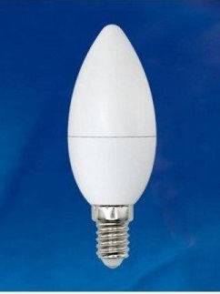 Лампа светодиодная свеча матовая LED 6W Е14 4000K