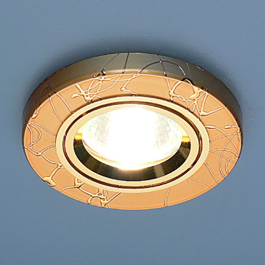 Светильник точечный 2050/2 GD MR16 G5.3 35W, золото