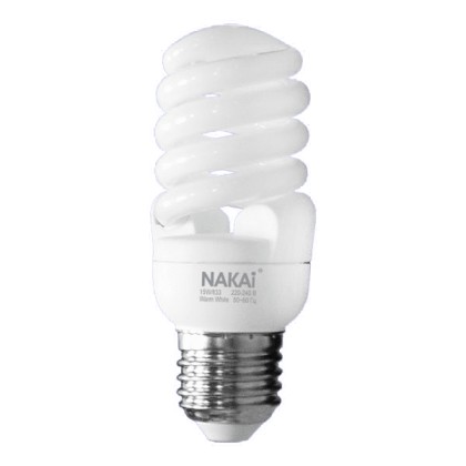 Лампа компактная люминесцентная спираль FS-mini 11W/845 E27 Naka