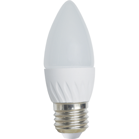 Лампа светодиодная Свеча матовая LED 5W Е27 2700-3000K